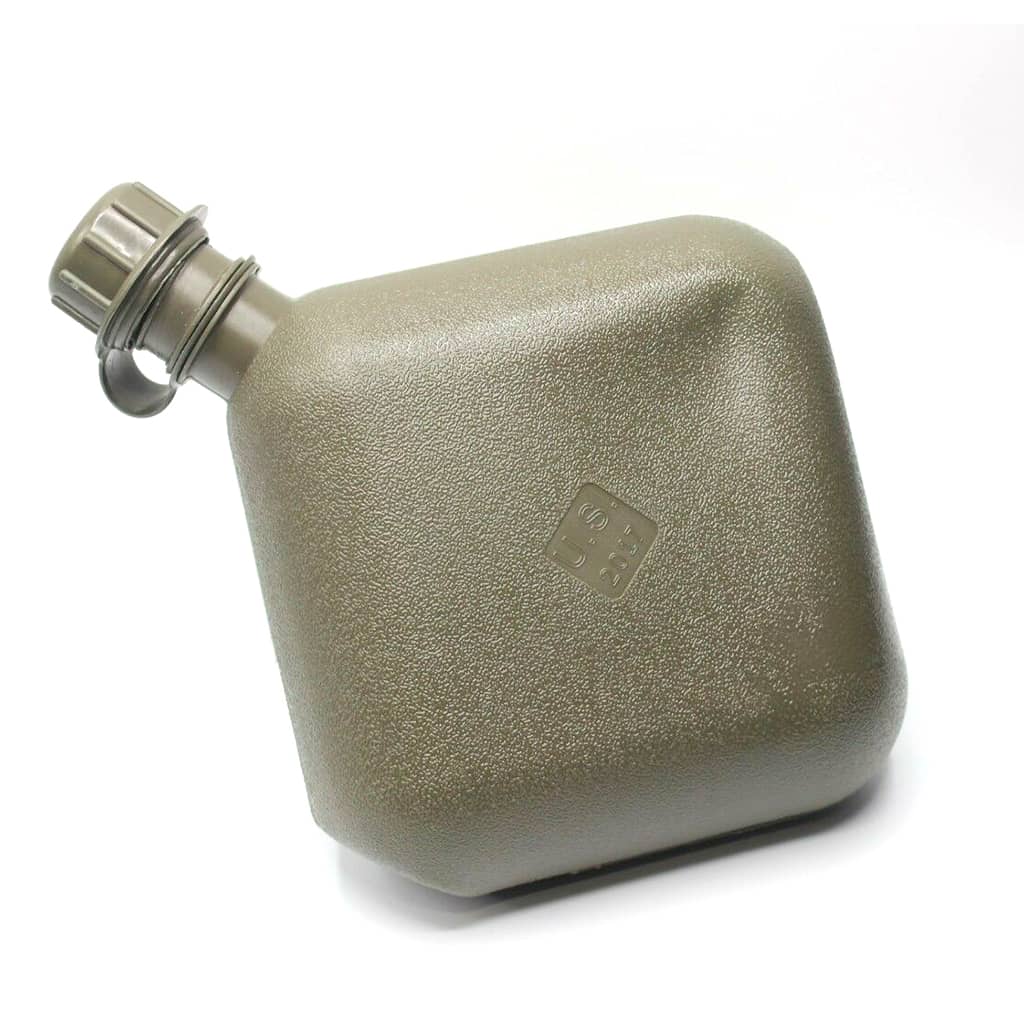 US Military 2 Quart Plastic Water Canteen, Hydration