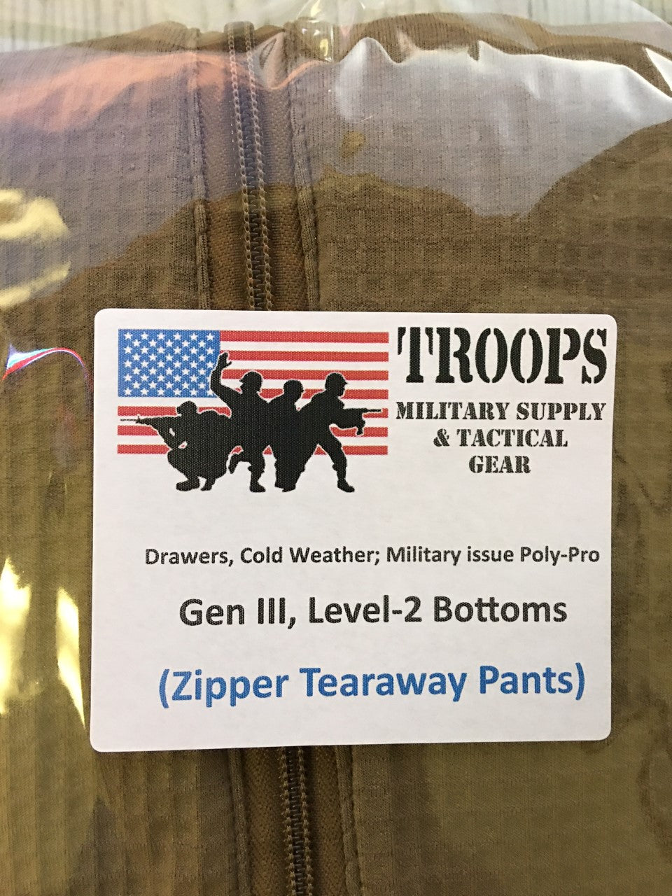U.S. Military Surplus Gen 3 Grid Fleece Long John Pants, New
